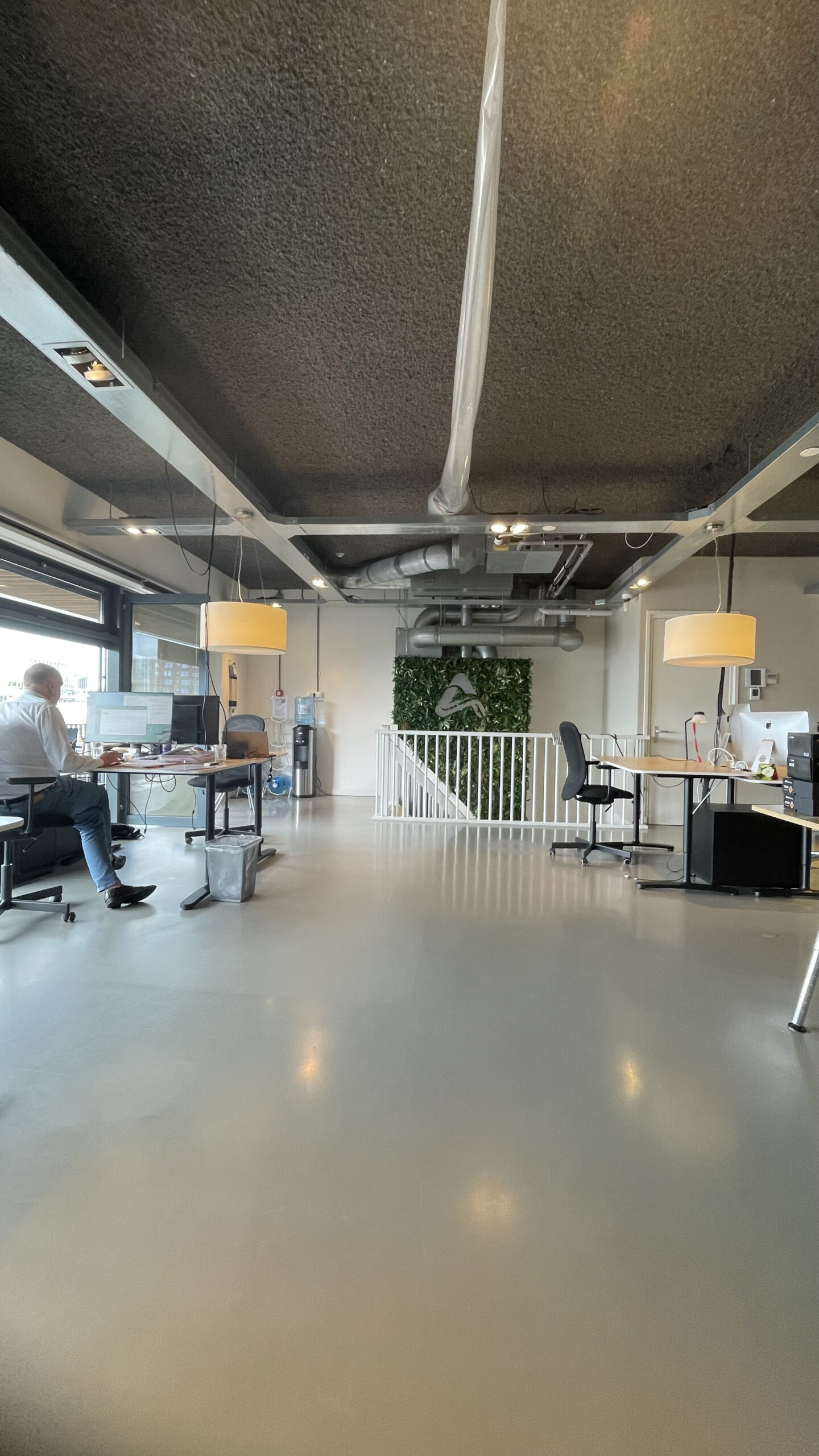 Open-plan office space at Airlux Technologies
